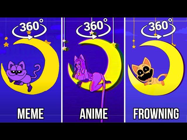 Smiling Critters MEME vs ANIME vs FROWNING in 360 VR Cinema