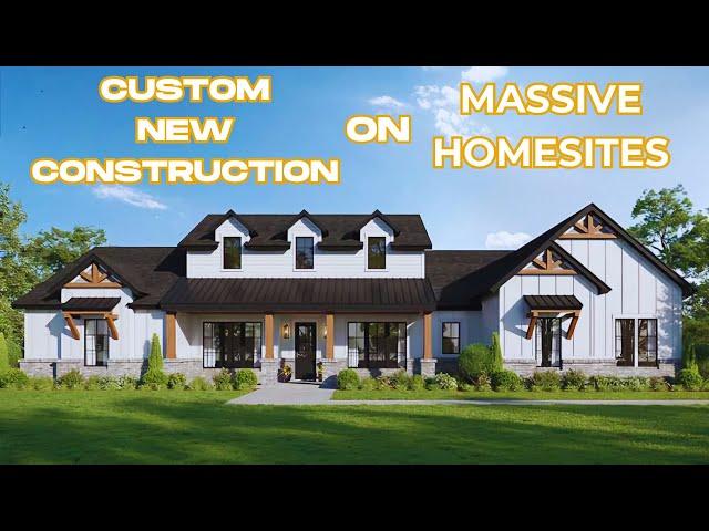 Touring a Houston Texas area CUSTOM NEW CONSTRUCTION Home on ACREAGE!