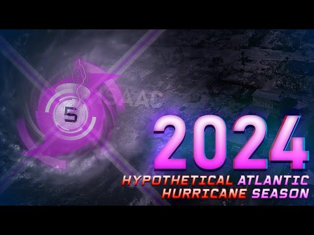 2024 Hypothetical Atlantic Hurricane Season Animation V.1