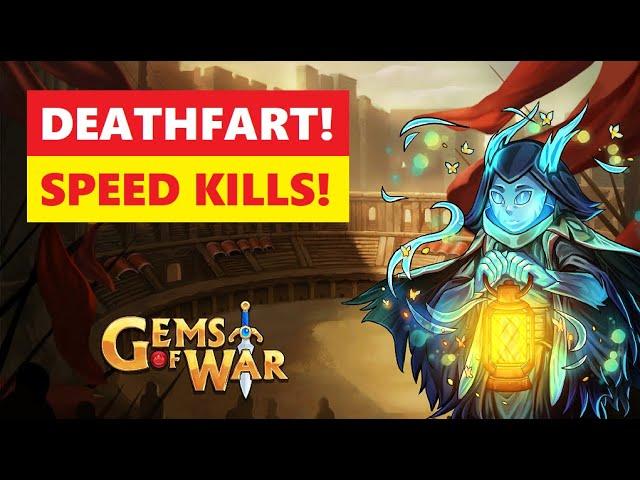 Gems of War SUPER Fast Bounty Team! Speed Vs Rewards v5 What's Best?!