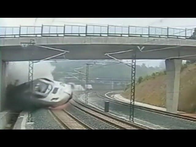 Spain Train Derailment Video 2013: Shocking Crash Kills At Least 77, Caught on Tape