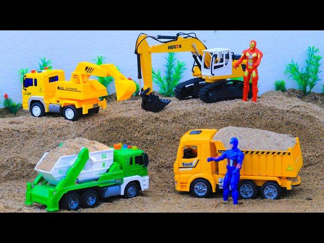 Diy diorama making mini motor water pump science project @SanCreator1  #jcb #excavator