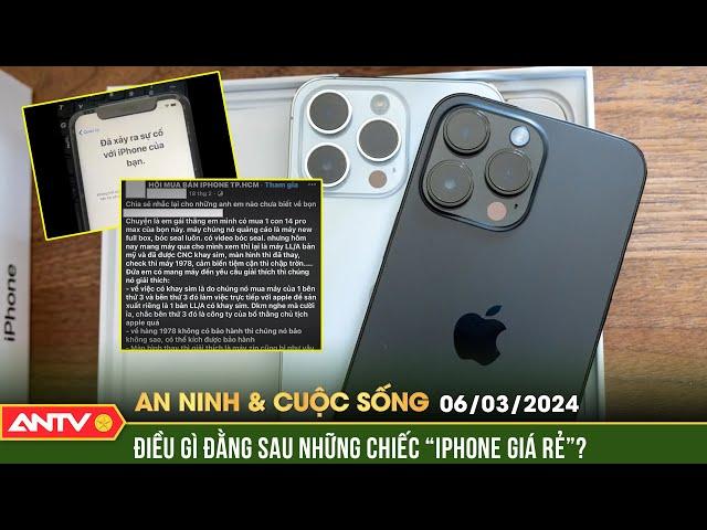 Sự thật rùng mình đằng sau những chiếc Iphone giá rẻ chưa từng thấy | ANVCS | ANTV