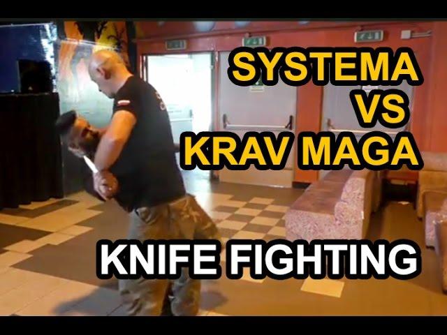 Krav Maga VS Russian Systema Spetsnaz - Knife Self Defense Techniques