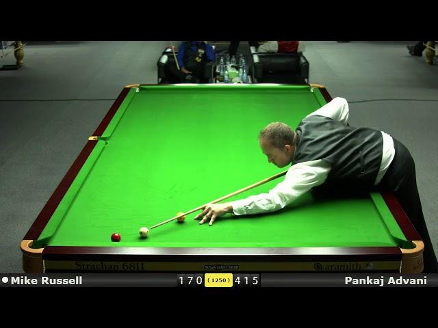 Mike Russell 551 Break English billiards Top of the table at its best.