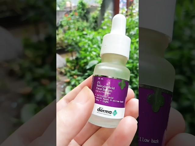 The Derma Co Salicylic Acid Face Serum #review #thedermaco #faceserum #acneproneskin #skincare