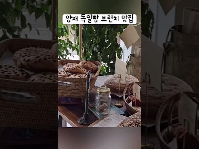 양재천으로 이전한 독일빵 맛집 악소