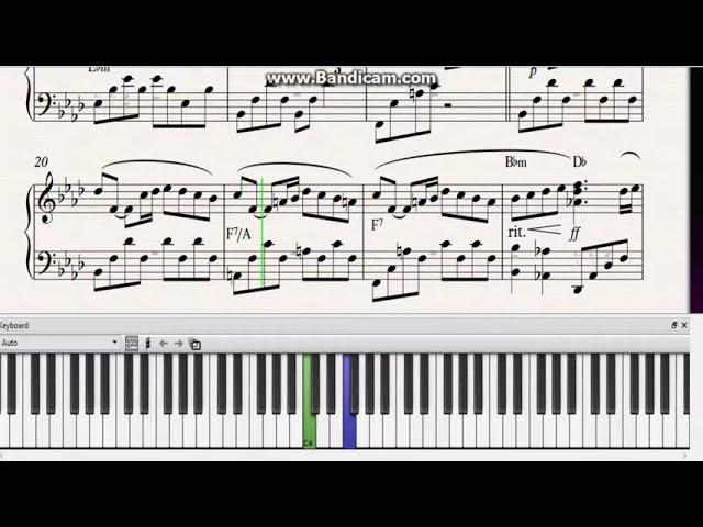 AMOUR.P.Senneville "Любовь" ease version,(Fm)|Разбор|Ноты|Слова