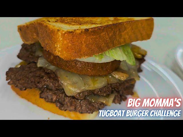 The BIG Tugboat Burger at BIG MOMMA'S  Bar And Grill Sikeston MO