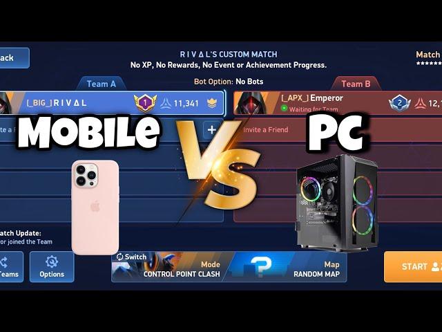 Mobile VS PC Part - 6  | Mech Arena Gameplay | Mech Arena Customs | Intense Battle |