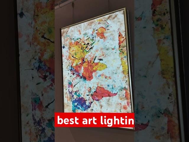 The best art lighting for #lightingdesign #lightingeffects #artgallery #art #gallery #photography