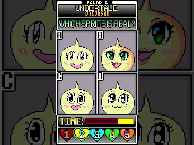 Which Sprite Is REAL? Undertale Edition #shorts