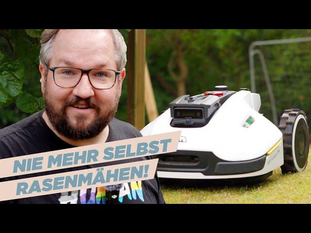 Der beste Mähroboter - Mammotion YUKA 1500 - dieser Rasenmäherroboter kann sogar Laub aufsammeln