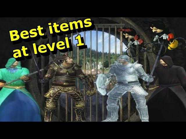 Oblivion: Best items at level 1 for any build