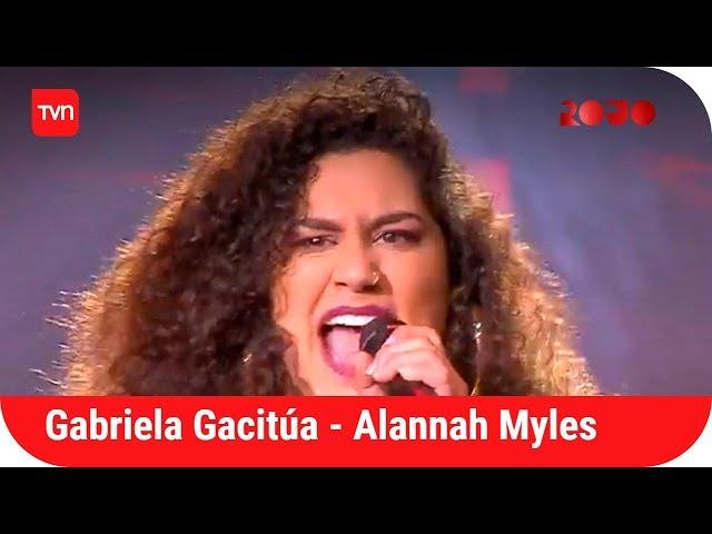 Gabriela Gacitúa cantó "Black Velvet" de "Alannah Myles" | Rojo