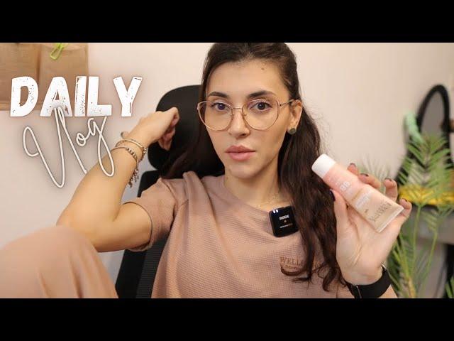 Daily Vlog // Testez BB cream Eveline | Schimb gutierele si despre aparatul dentar INVIZIBIL 