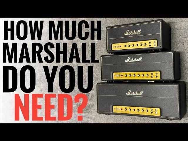 How much Marshall do you need? SV20 or 1987 or even 1959!?