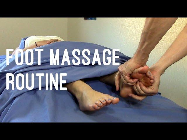 Massage Tutorial: Deep tissue foot massage techniques