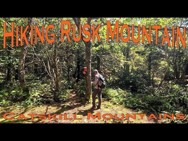 Hiking Rusk Mountain - Catskill Mountains