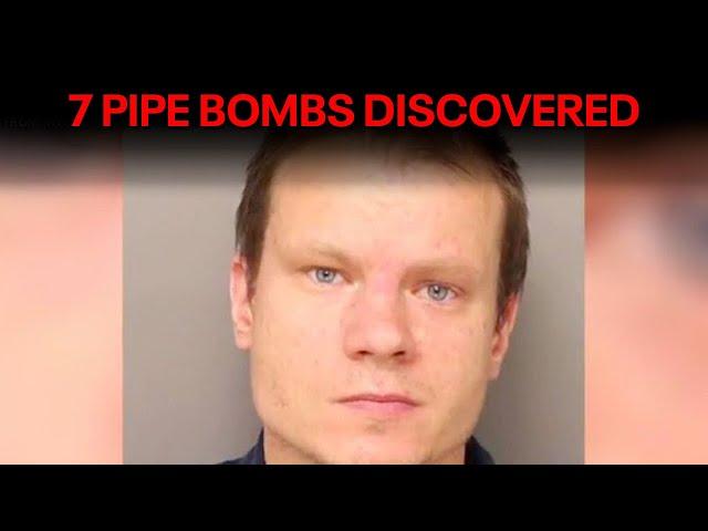 7 pipe bombs found in home of man arrested near No Kings protest