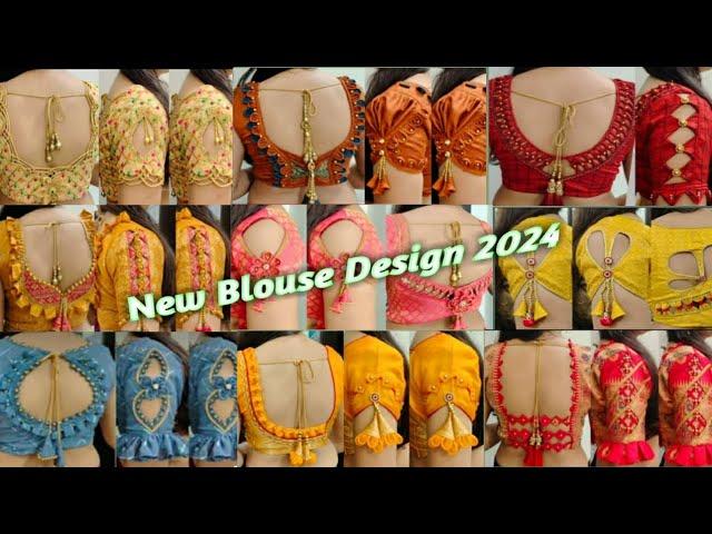 Very Stylish blouse back neck design|| Cutting and stitching back neck blouse design || blouse