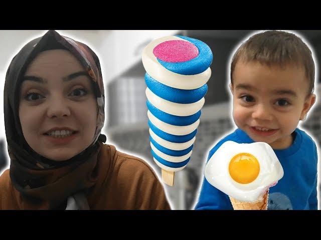 Gives Eggs to His Mother Instead of Ice Cream l Fun Kids Video