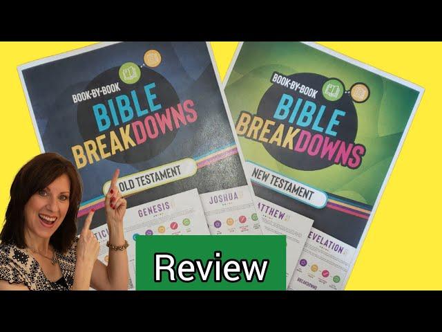 Bible BreakDowns Book by Book GREAT 4 BIBLE STUDY #biblestudy #biblejournal  #beginner #inductive