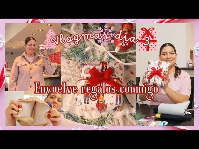 VLOGMAS 3: Envuelve regalos conmigo y vamos de compras 