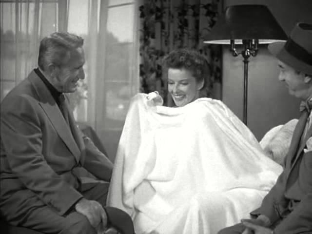 Pat and Mike (1952) - Katharine Hepburn - Spencer Tracy - Robe Scene