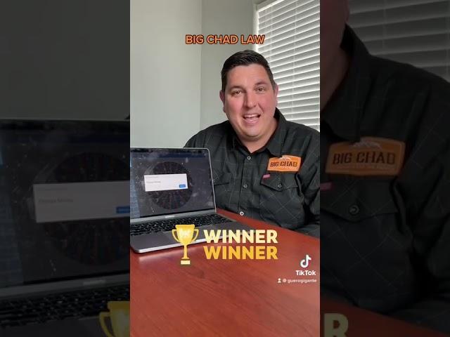 Big Chad gives away a TV