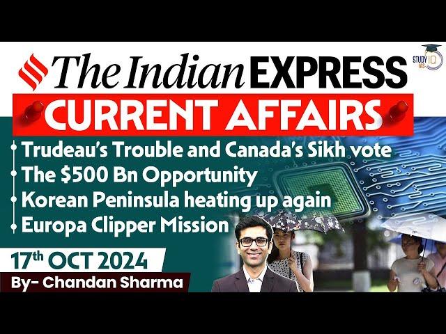 The Indian Express Newspaper Analysis | 17 Oct 2024 | Daily Newspaper Analysis | Current Affairs