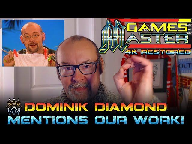 GamesMaster HD - Dominik Diamond mentions us!