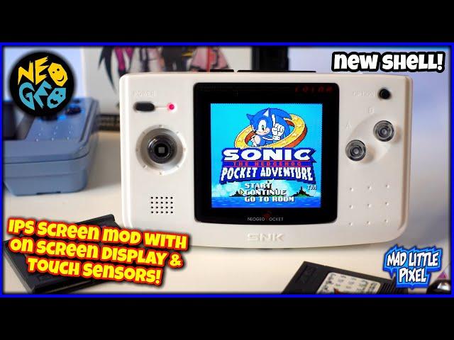 The Best Neo Geo Pocket Color MODS! NEW IPS LCD, Touch Sensors, OSD & New Shell & Buttons!