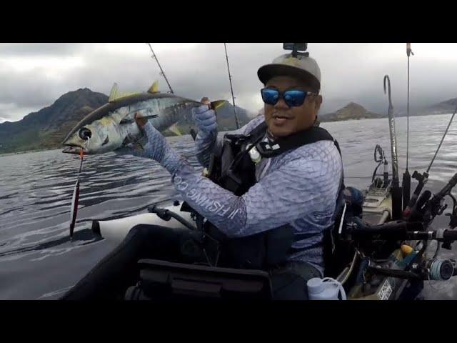 SHARP SHOOTING SHIBI'S (YELLOWFIN TUNA) | JIGGING | KAYAK FISHING HAWAII