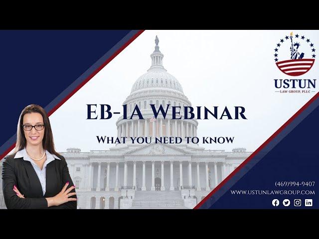 EB-1A Visa Webinar| Extraordinary Ability