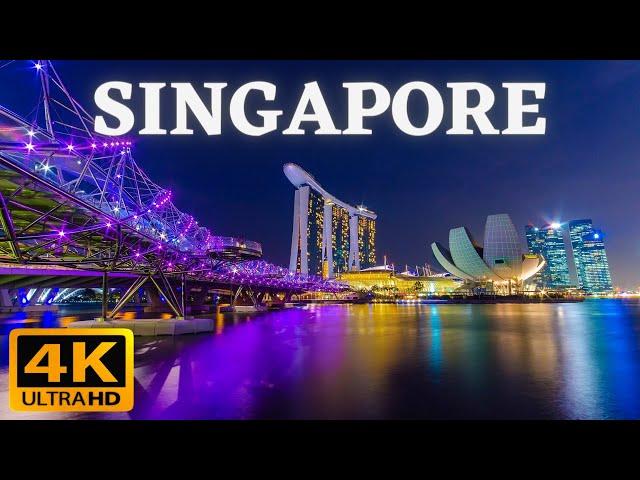 4k Ultra HD Relax JAZZ Music, Singapore With Smooth Jazz, Relaxing JAZZ For Study, Stress Relief