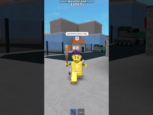 big banana pencil #shorts #zornking #roblox #coems  #mm2