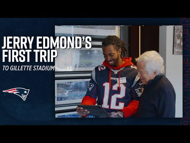 Jerry Edmond Meets Robert Kraft and FaceTime’s Jay-Z During His First Game at Gillette Stadium