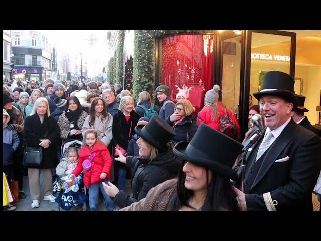 Incredible Scenes as Brown Thomas Doorman Sean Boland Gets Grafton Street Dancing.