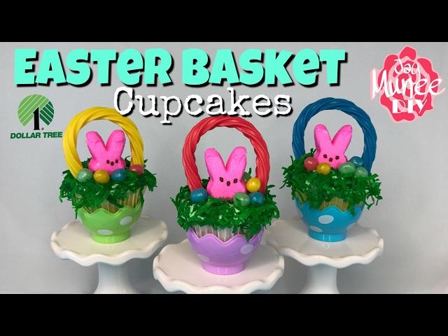 Dollar Tree DIY Easter Basket Cupcakes