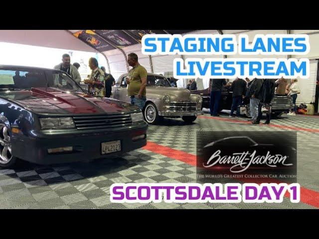 ONLY ONCE AN AUCTION CARS - Barrett-Jackson Scottsdale Staging Lanes #rare #luxurycars