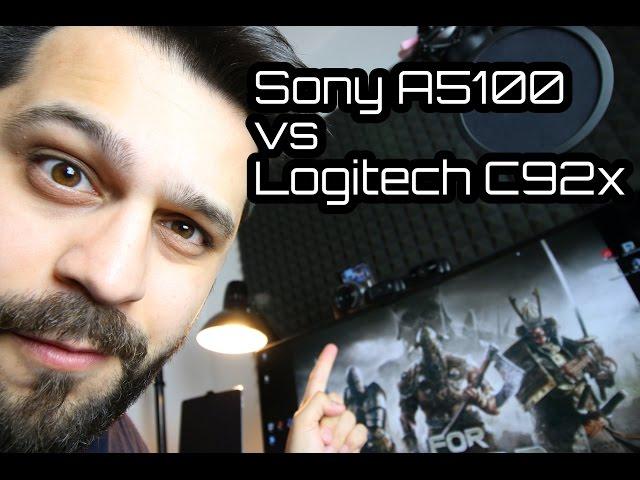 DSLR Sony Alpha 5100 Webcam / Streamcam vs Logitech C920 C922