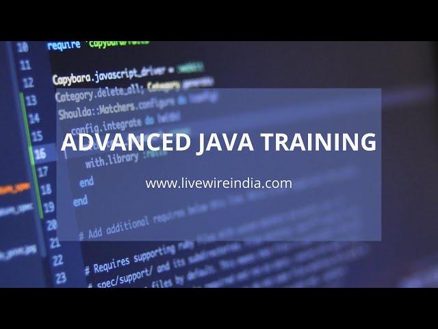 Advanced Java Certification | Learn Java | Programming Fundamentals | Learn Coding | Livewire India