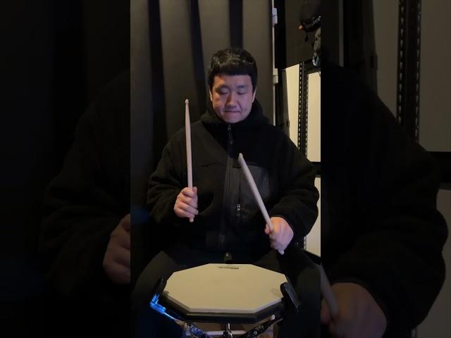 드럼 더블 스트로크 연습 가즈아 drum double stroke roll