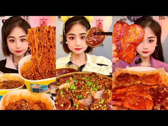 ASMR MUKBANG: Spicy food a Flavor Explosion with This Chinese Food Challenge!