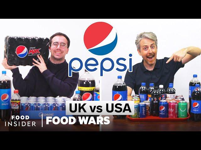 US vs UK Pepsi | Food Wars