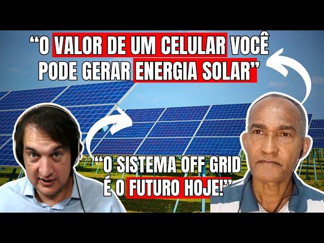 CONVIDADO DÁ UMA AULA SOBRE Energia Solar com BATERIAS E COMO ECONOMIZAR DINHEIRO!