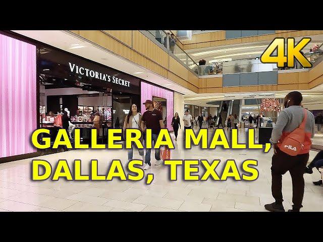 The Galleria, Dallas, Texas. A window shopping experience - 4K walking tour