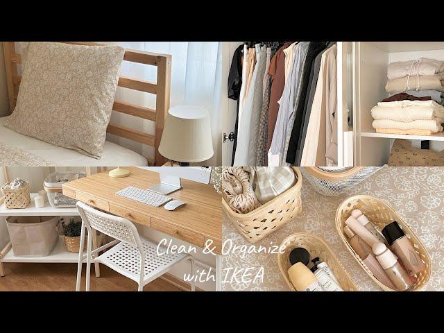 SUB) clean and organize my room with me     | IKEA ıtems 