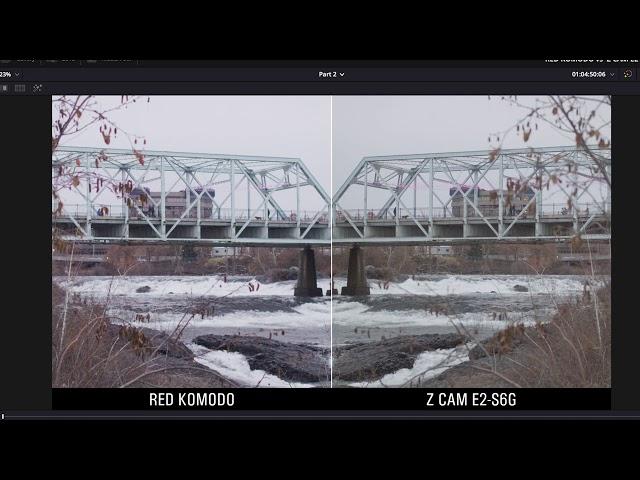 RED KOMODO vs Z CAM E2-S6G Part 3 - Color, global vs rolling shutter, DaVinci Resolve